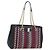 Borsa Salvatore Ferragamo Vala Chain Tote Bag in pelle nera e oro autentica 206334M