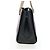 Borsa Salvatore Ferragamo Vala Chain Tote Bag in pelle nera e oro autentica 206334M - vista 4
