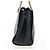 Borsa Salvatore Ferragamo Vala Chain Tote Bag in pelle nera e oro autentica 206334M - vista 5