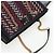 Borsa Salvatore Ferragamo Vala Chain Tote Bag in pelle nera e oro autentica 206334M - vista 6