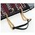 Borsa Salvatore Ferragamo Vala Chain Tote Bag in pelle nera e oro autentica 206334M - vista 7