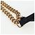 Borsa Salvatore Ferragamo Vala Chain Tote Bag in pelle nera e oro autentica 206334M - vista 8