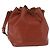 LOUIS VUITTON Borsa a tracolla Epi Petit Noe Brown M44103 LV Auth 206410 Marrone