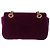 Borsa a tracolla con catena GUCCI GG Marmont Velluto Viola Tono Oro 446744 Auth ka6446V - vista 3