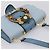 Borsa a tracolla Miu Miu Madras in pelle azzurro tono oro Auth ka6472V Blu chiaro - vista 6