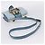 Borsa a tracolla Miu Miu Madras in pelle azzurro tono oro Auth ka6472V Blu chiaro - vista 7