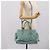 Bolsa de mão Miu Miu em couro 2way azul tom dourado Auth 206643V - vista 28