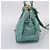 Bolsa de mão Miu Miu em couro 2way azul tom dourado Auth 206643V - vista 3