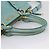 Bolsa de mão Miu Miu em couro 2way azul tom dourado Auth 206643V - vista 7