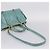 Bolsa de mão Miu Miu em couro 2way azul tom dourado Auth 206643V - vista 9