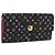 LOUIS VUITTON Portafoglio Sarah Multicolor M60668 LV Auth 205408A Nero