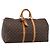 LOUIS VUITTON Monogram Keepall 55 Boston Bag M41424 LV Auth 204725A Monogramme