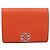 LOEWE Kompaktes Portemonnaie Leder Orange Silber Auth 207651V - Ansicht 13