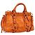 Borsa a mano Miu Miu con fiocco laterale in pelle 2way Orange Gold Auth am12762V D'oro Arancione