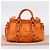 Borsa a mano Miu Miu con fiocco laterale in pelle 2way Orange Gold Auth am12762V D'oro Arancione - vista 12
