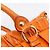 Borsa a mano Miu Miu con fiocco laterale in pelle 2way Orange Gold Auth am12762V D'oro Arancione - vista 9