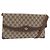 Borsa a tracolla GUCCI GG Supreme PVC Beige Oro 56 02 504 Auth 205220 D'oro