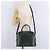 Céline Bolsa de mão CELINE em couro 2way Verde Ouro Auth 206449A Dourado - vista 25
