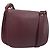 Borsa a tracolla Cartier in pelle Bordeaux tono oro Auth BA16089 Bordò