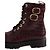 Claudie Pierlot Botas de cordones burdeos - vista 4