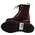Claudie Pierlot Botas de cordones burdeos - vista 5