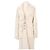 Autre Marque Abrigo de piel blanco Other Brand