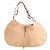 Sergio Rossi Schultertasche aus Leder beige