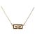 GIVENCHY Halskette Metal Gold Tone Auth ka6504