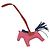 Hermès HERMES Rodeo PM Charm Leather Pink Navy Auth LN101M Navy blue