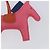 Hermès HERMES Rodeo PM Charm Leather Pink Navy Auth LN101M Navy blue - view 10