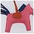 Hermès HERMES Rodeo PM Charm Leather Pink Navy Auth LN101M Navy blue - view 11