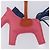 Hermès HERMES Rodeo PM Charm Leather Pink Navy Auth LN101M Navy blue - view 4