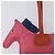 Hermès HERMES Rodeo PM Charm Leather Pink Navy Auth LN101M Navy blue - view 7