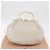 Bolso de mano Miu Miu de cuero 2way White Gold Auth 167659M Blanco Dorado - vista 12