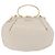 Bolso de mano Miu Miu de cuero 2way White Gold Auth 167659M Blanco Dorado - vista 13