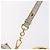 Bolso de mano Miu Miu de cuero 2way White Gold Auth 167659M Blanco Dorado - vista 16