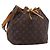 LOUIS VUITTON Monogram Petit Noe Schultertasche M42226 LV Auth BA15998V Monogramm