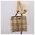 Bolso Tote BURBERRY Nova Check PVC Beige Silver Auth 205379 Plata - vista 22