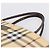 Bolso Tote BURBERRY Nova Check PVC Beige Silver Auth 205379 Plata - vista 8