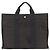 Hermès Sac à main HERMES Her Line MM Canvas Gris Argent Auth 202502A Marron Argenté - vue 3