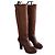 Santoni Stiefel aus braunem Leder - Ansicht 3