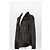 Chaqueta Jitrois de cuero marrón Castaño - vista 2