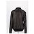 Chaqueta Jitrois de cuero marrón Castaño - vista 4