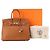 HERMÈS - Borsa a mano Hermès Birkin 35 in pelle clémence marrone gold - vista 14