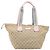 Borsa a mano GUCCI GG Canvas Sherry Line Beige Gold 131230 Auth 205412 D'oro - vista 2