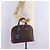 LOUIS VUITTON Monogram Totem Alma PM Hand Bag Purple LV Auth 206881SAM Roxo Monograma - vista 27