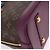 LOUIS VUITTON Monogram Totem Alma PM Hand Bag Purple LV Auth 206881SAM Roxo Monograma - vista 8