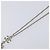 Collana CHANEL Camelia Metallo Argento CC Auth 199739 - vista 11