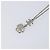 Collana CHANEL Camelia Metallo Argento CC Auth 199739 - vista 3