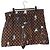LOUIS VUITTON Catgram Shorts Hose Seide 40 Brown LV Auth BA15775SAM Braun - Ansicht 8